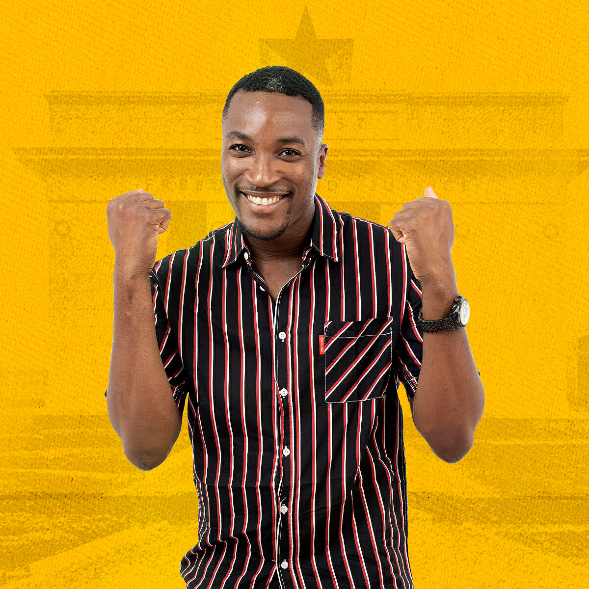 Akah Nnani is Romanus in Ghana Jollof on Showmax
