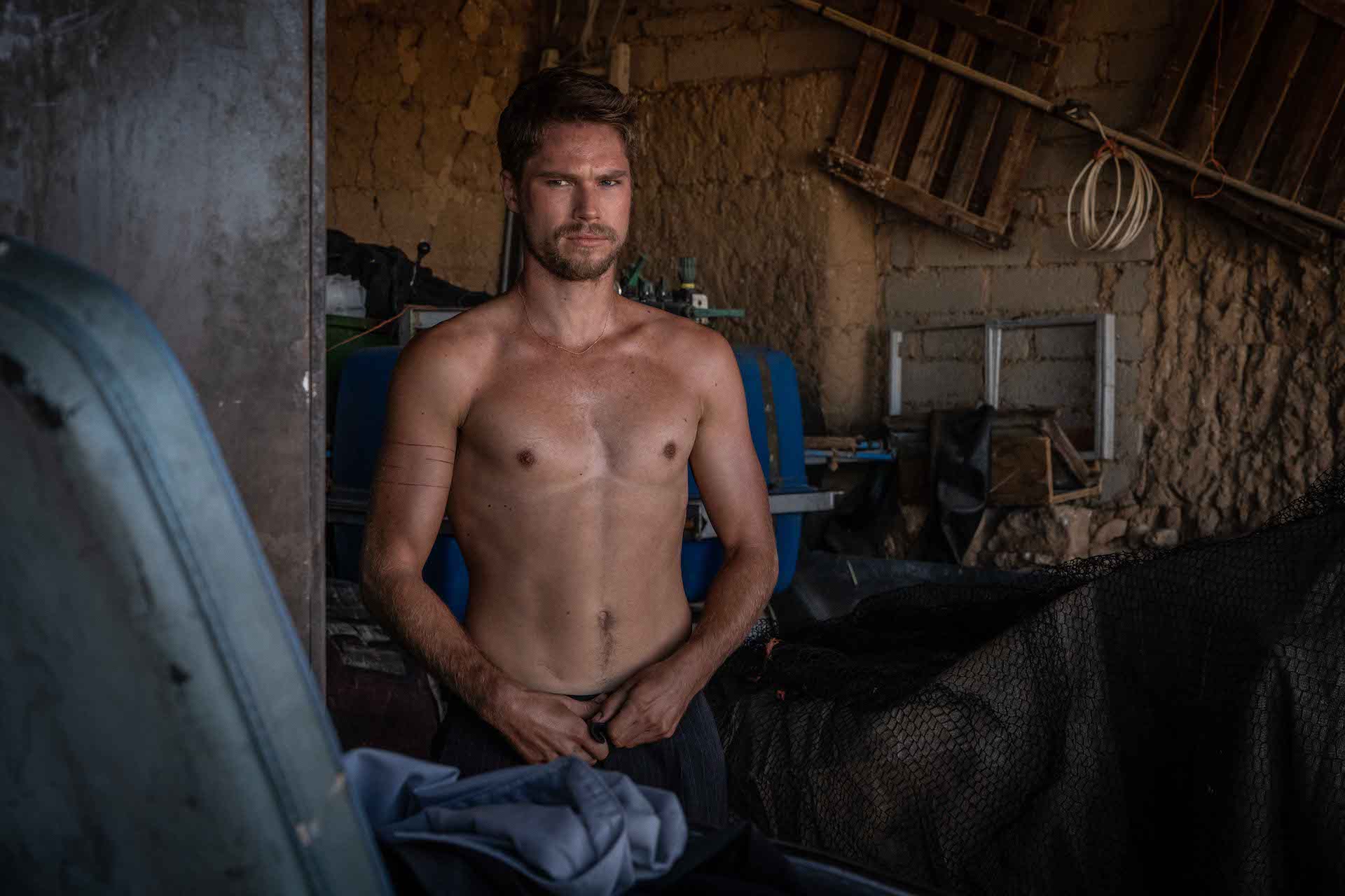 Kai Luke Brummer as Eben Greyling in Desert Rose on Showmax