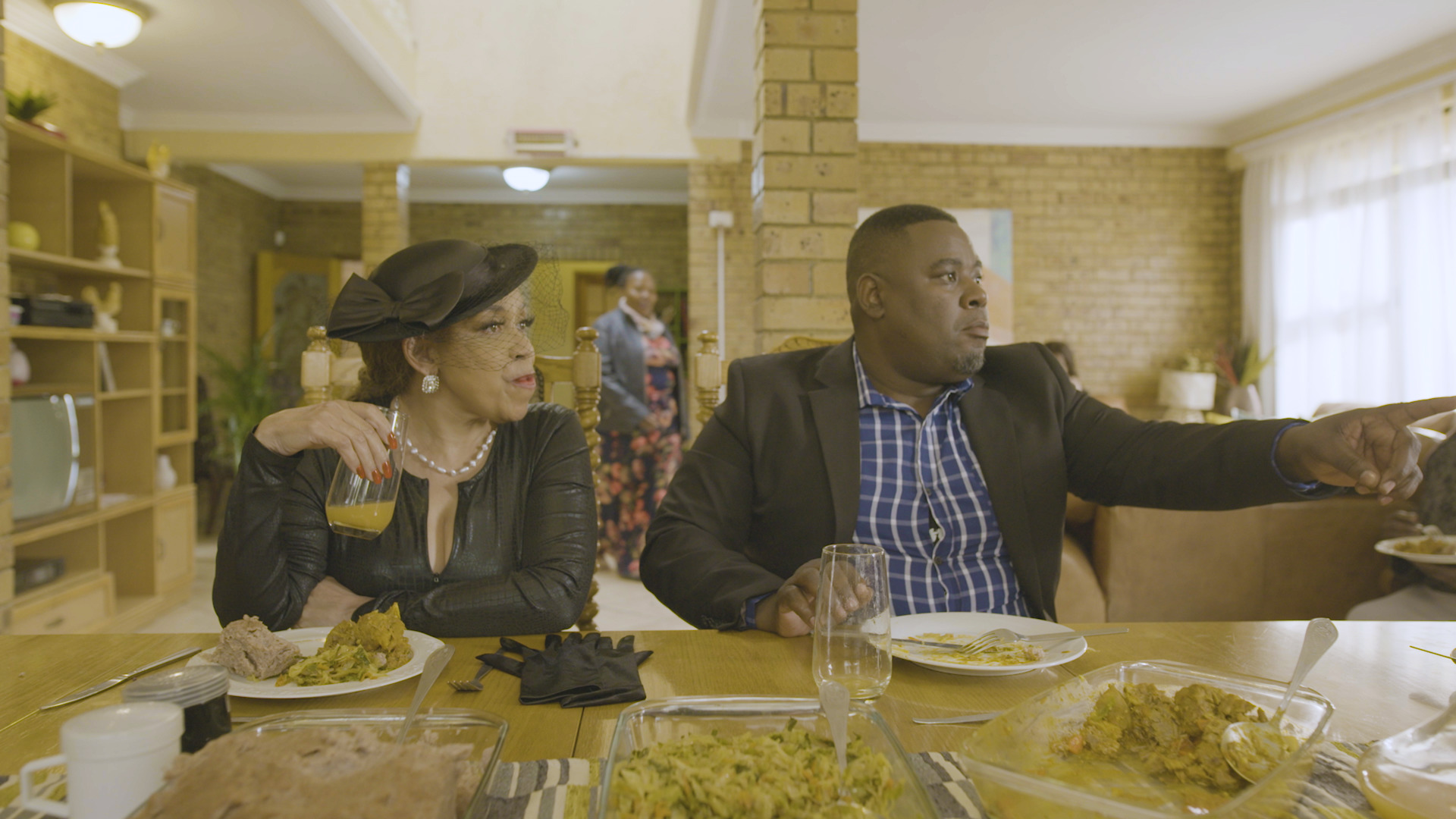 Monnye Kunupi and Felix Hlophe in Ekhaya Backpackers