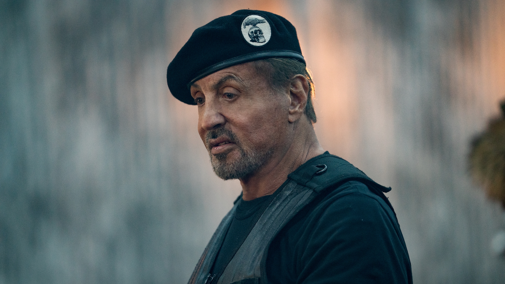 Sylvester Stallon as Barney Ross in Expendables 4