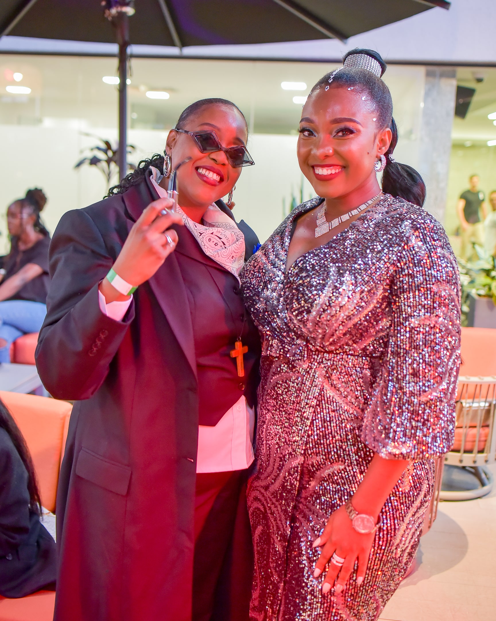 The cast of Showmax Kenyan series Faithless at the premiere event