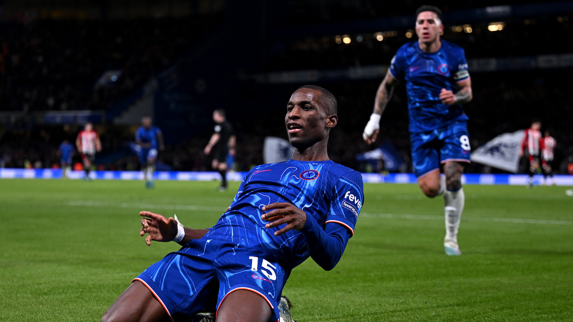 Chelsea striker Nicolas Jackson live on Showmax PL