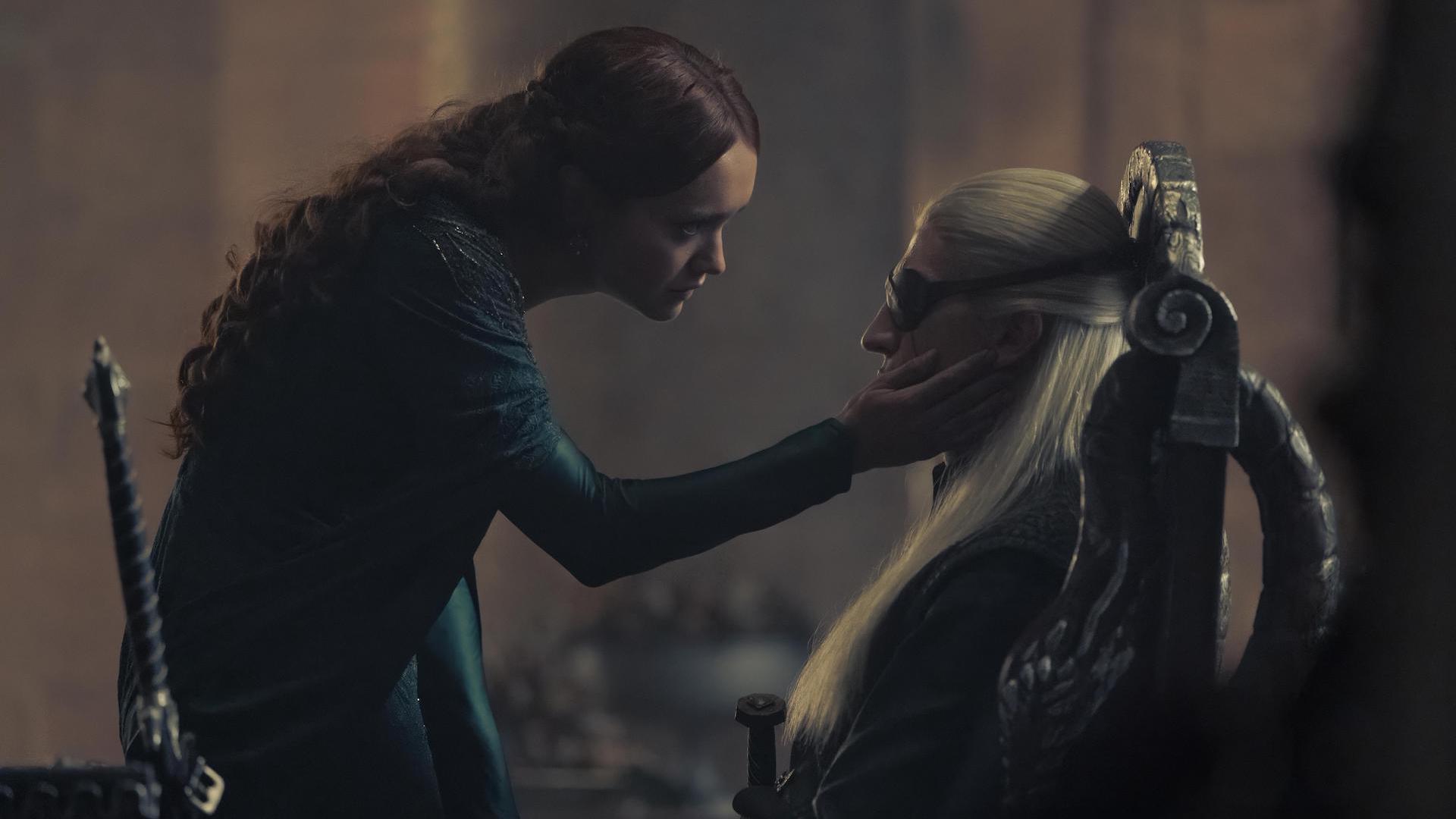 Aedmon dismisses Alicent from the Green Council in House of the Dragon S2