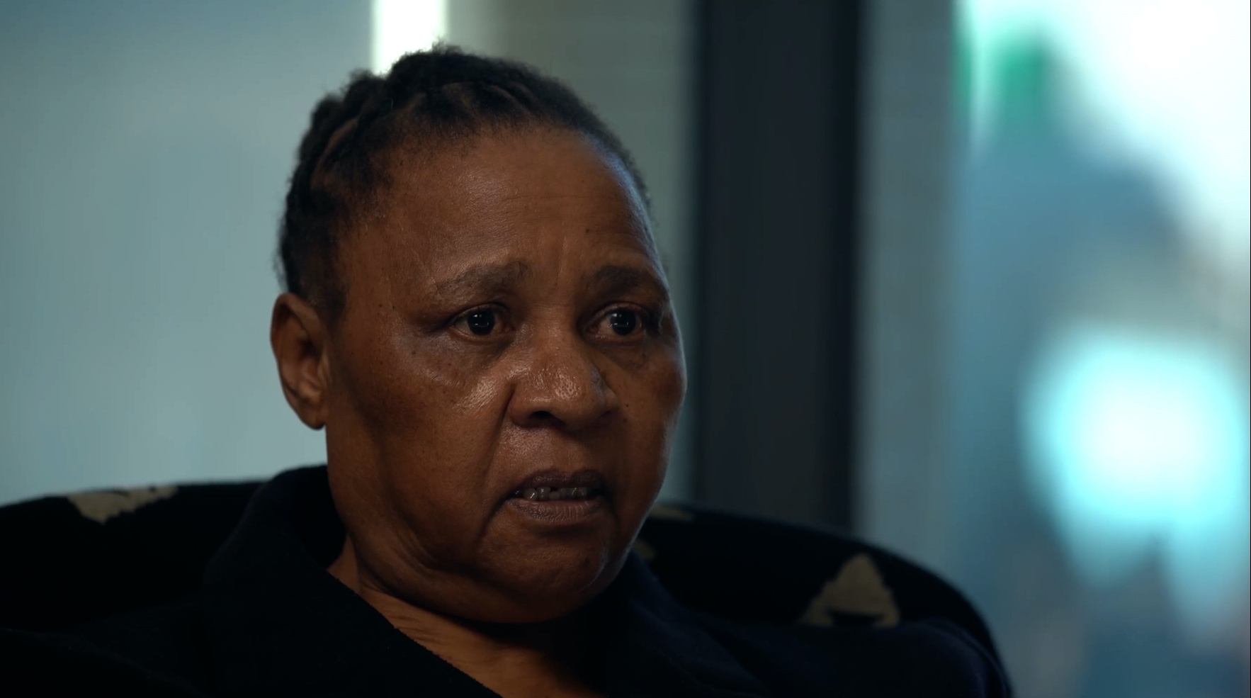 State Advocate Pakanyiswa Marasela in Imibuzo episode 8 on Showmax