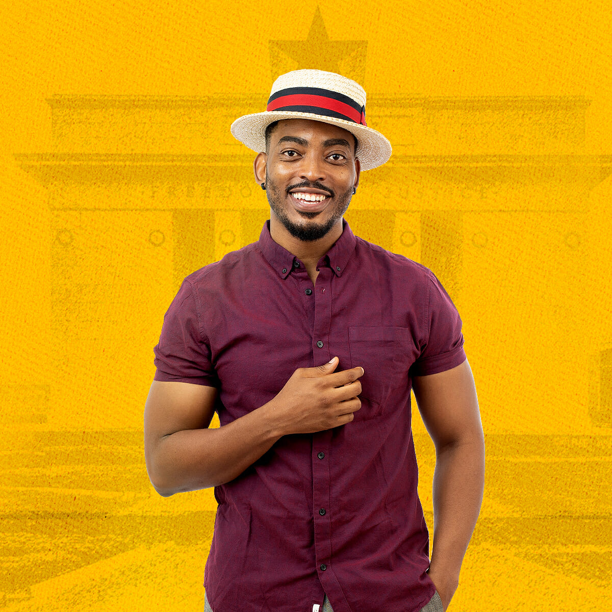 James Gardiner is Kweku in Ghana Jollof on Showmax