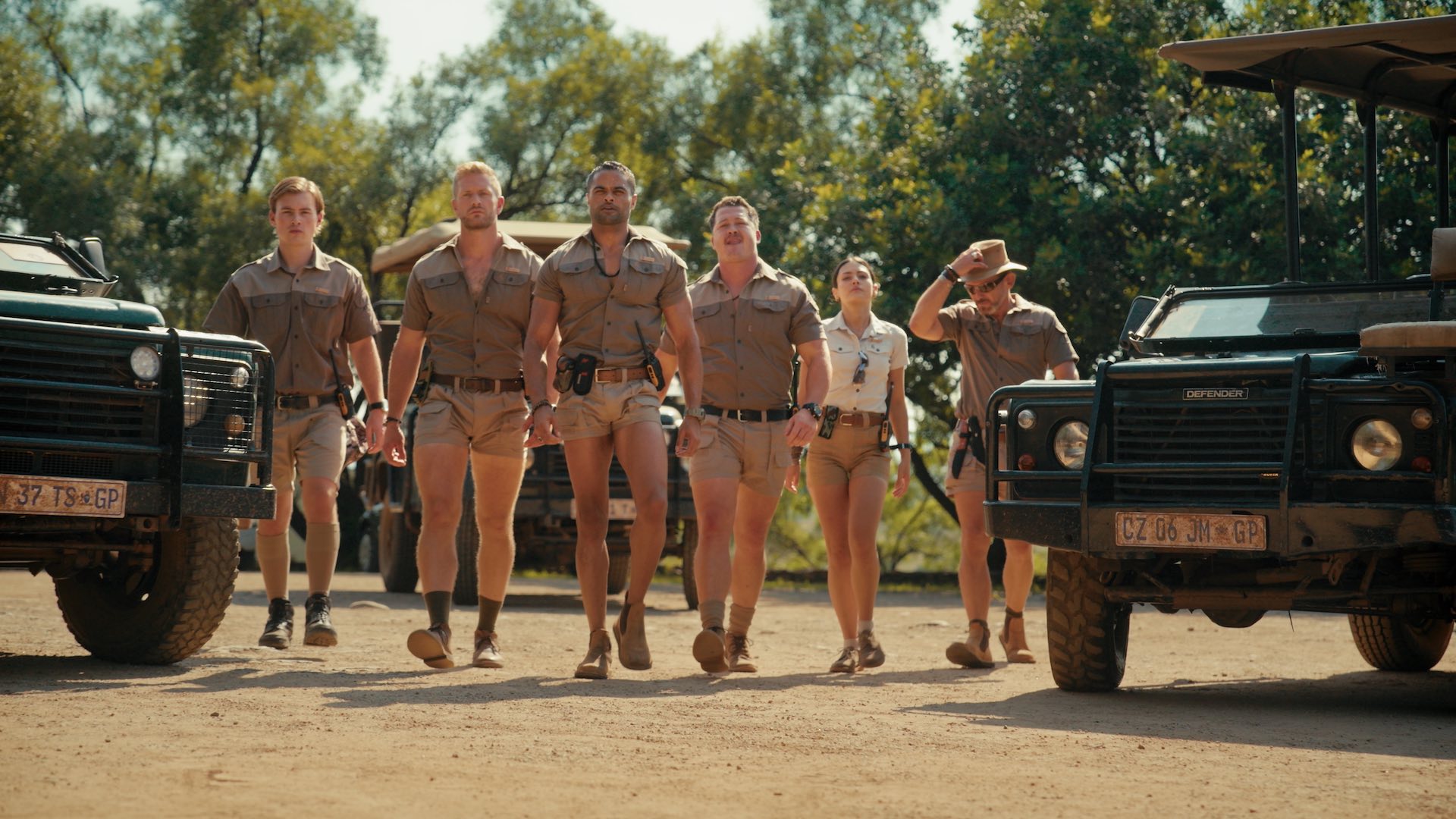 A group of rangers from the movie Khaki Fever on Showmax