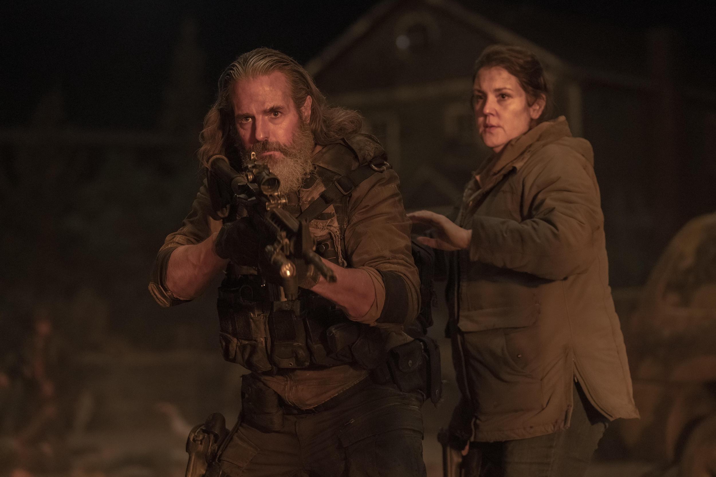 Melanie Lynskey (right) was nominated for Emmys for her role in The Last of Us (pictured) as well as Yellowjackets