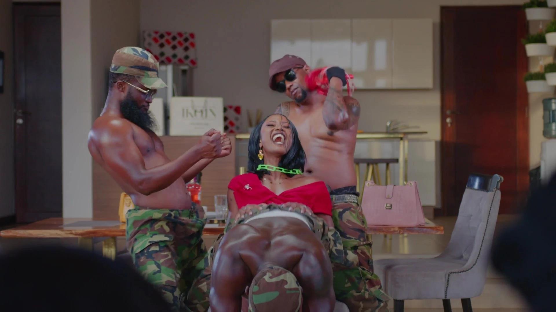 Olivia and other cast members in Single Kiasi Season 2 on Showmax