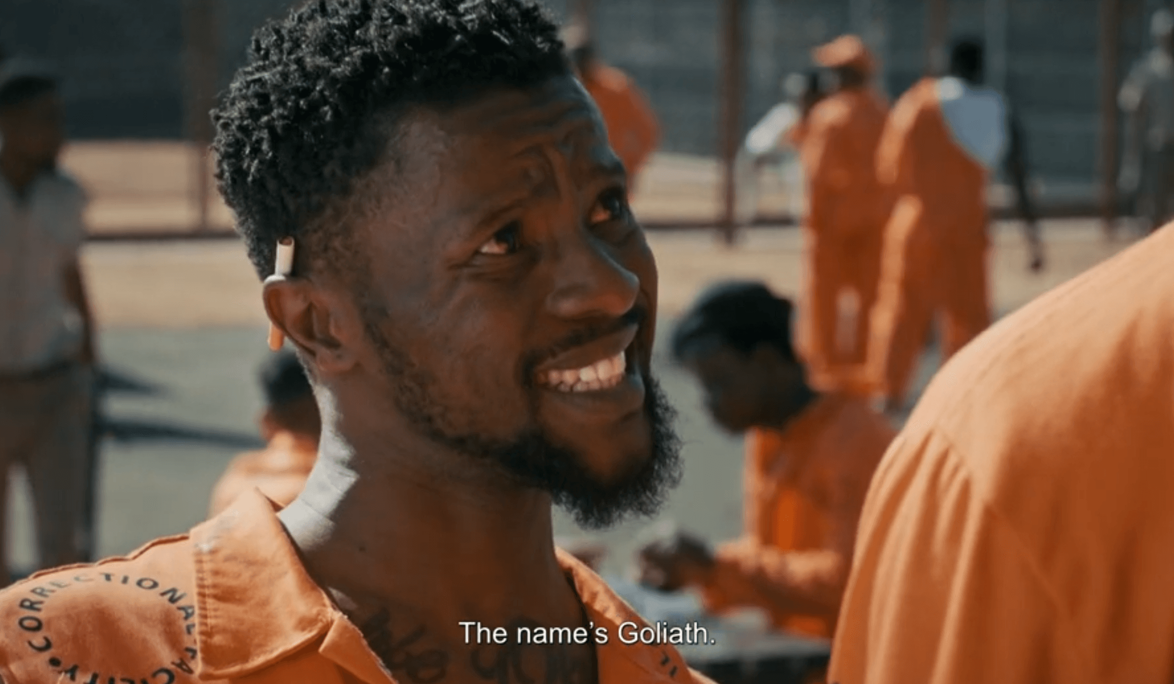 Abdul Khoza as Goliath in Red Ink