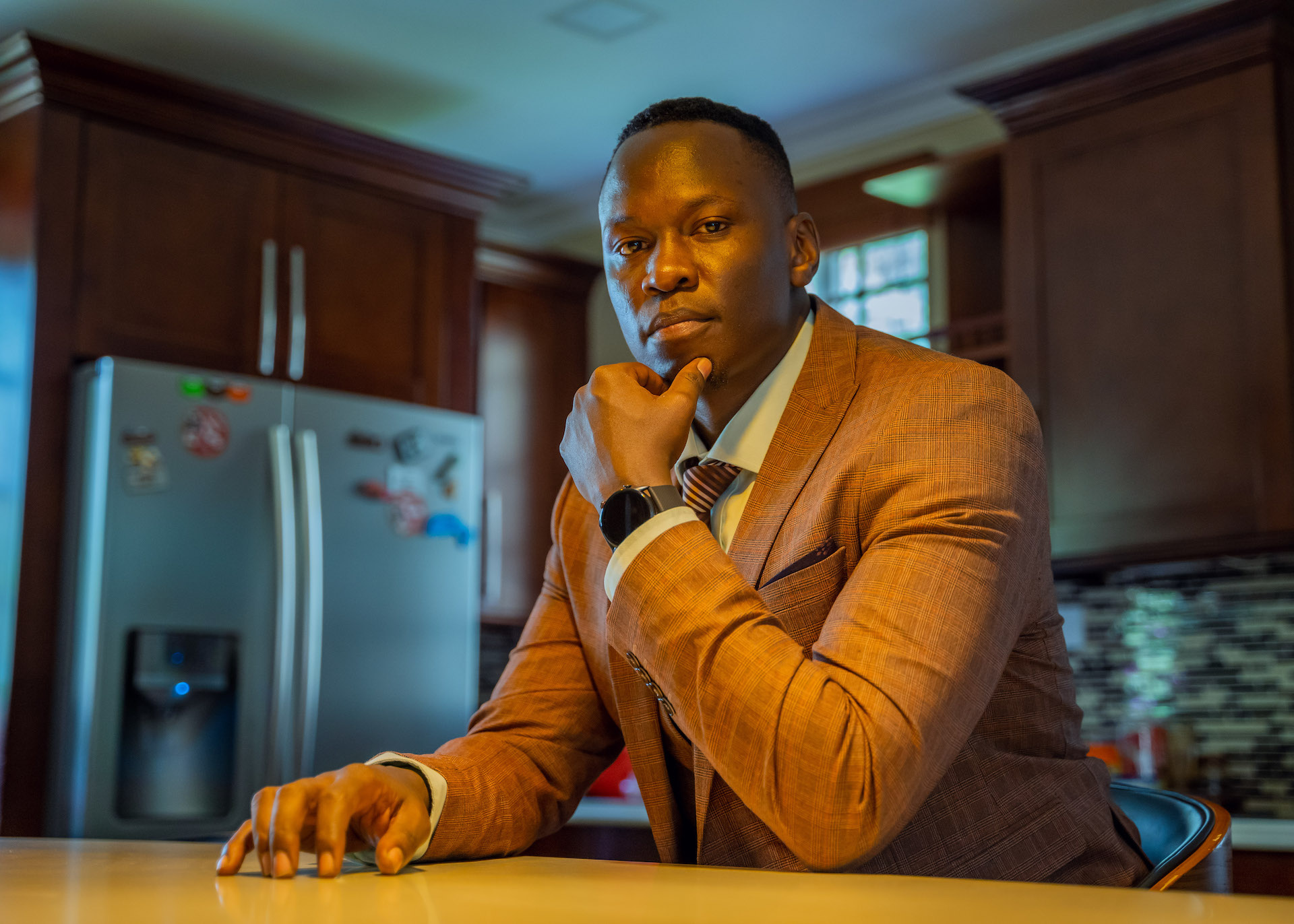 Brian Ogola as Cyrus in Second Family S1 on Showmax