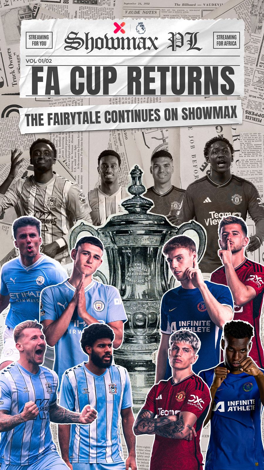 FA Cup Semi-finals live on Showmax Premier League