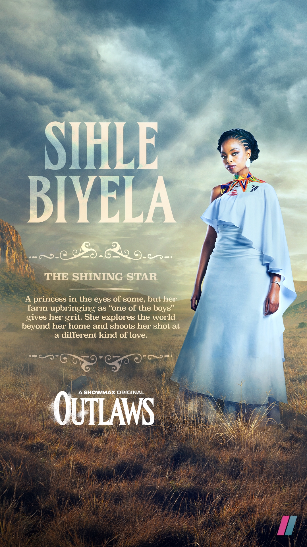 Sihle in Outlaws on Showmax