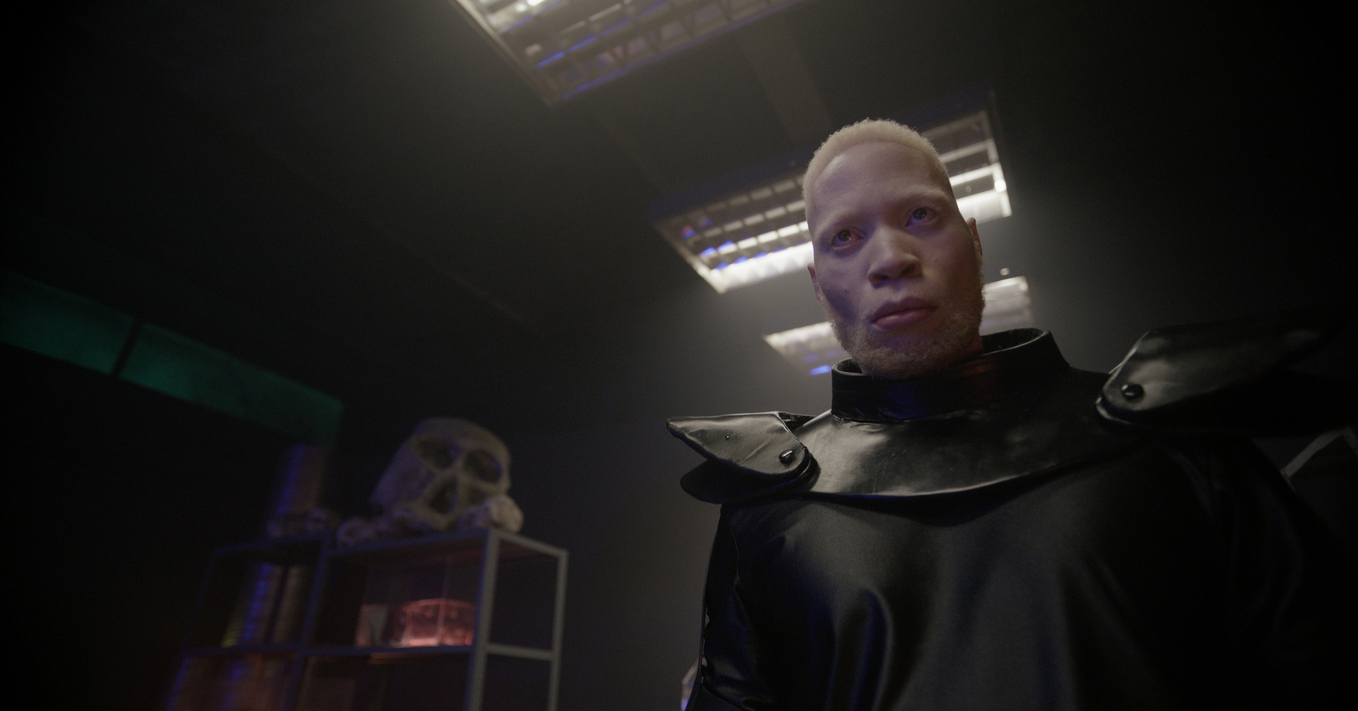 Simbarashe Gozo as Black Horus in Blood Psalms