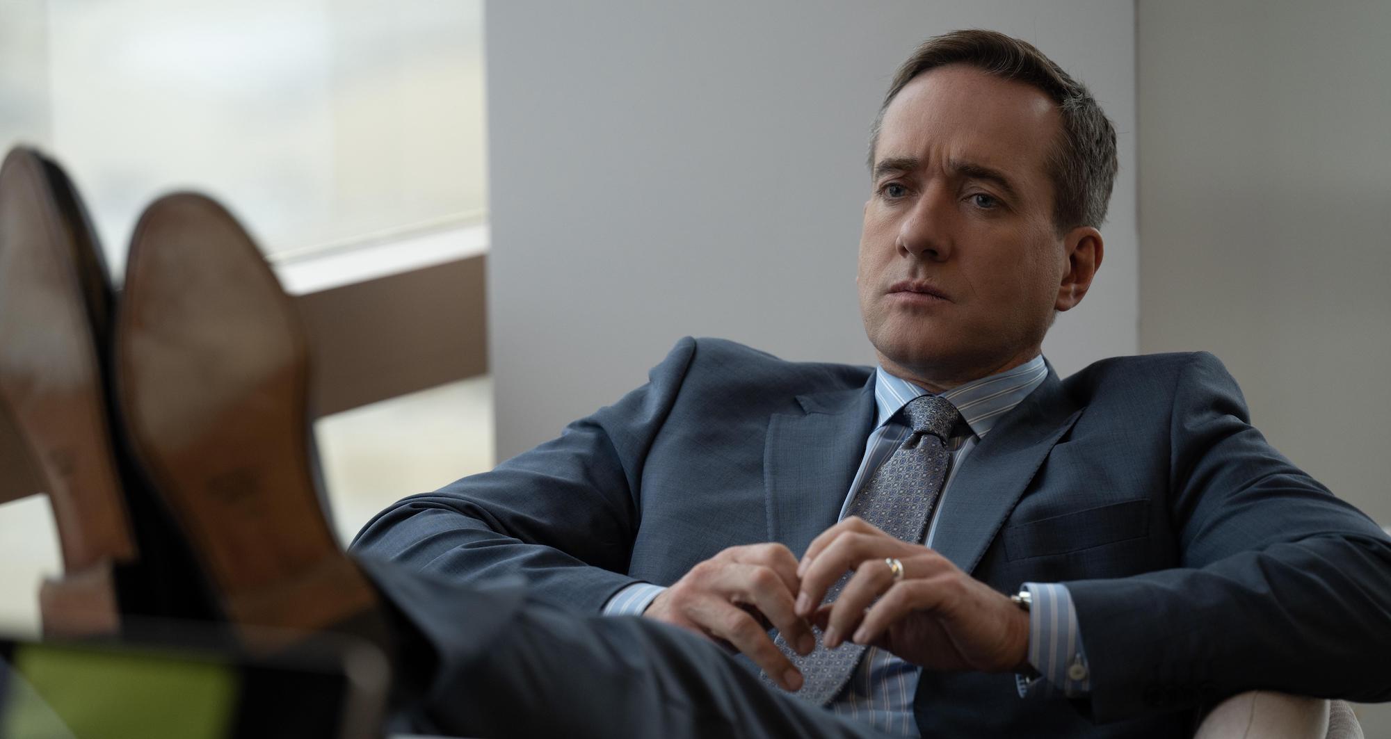 Matthew Macfadyen in Succession Season 4 on Showmax