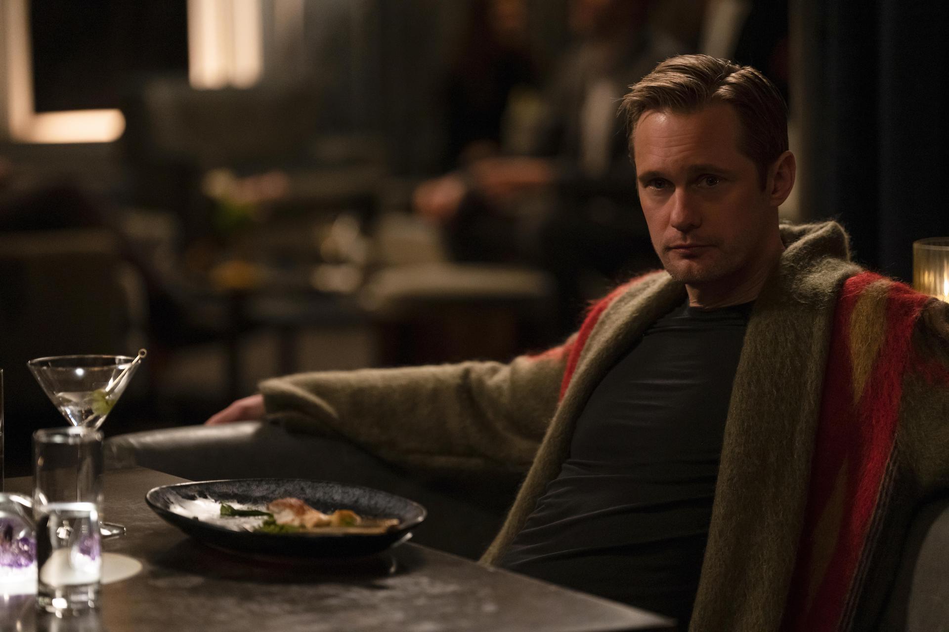 Alexander Skarsgard plays Lukas Matsson in Succession S4