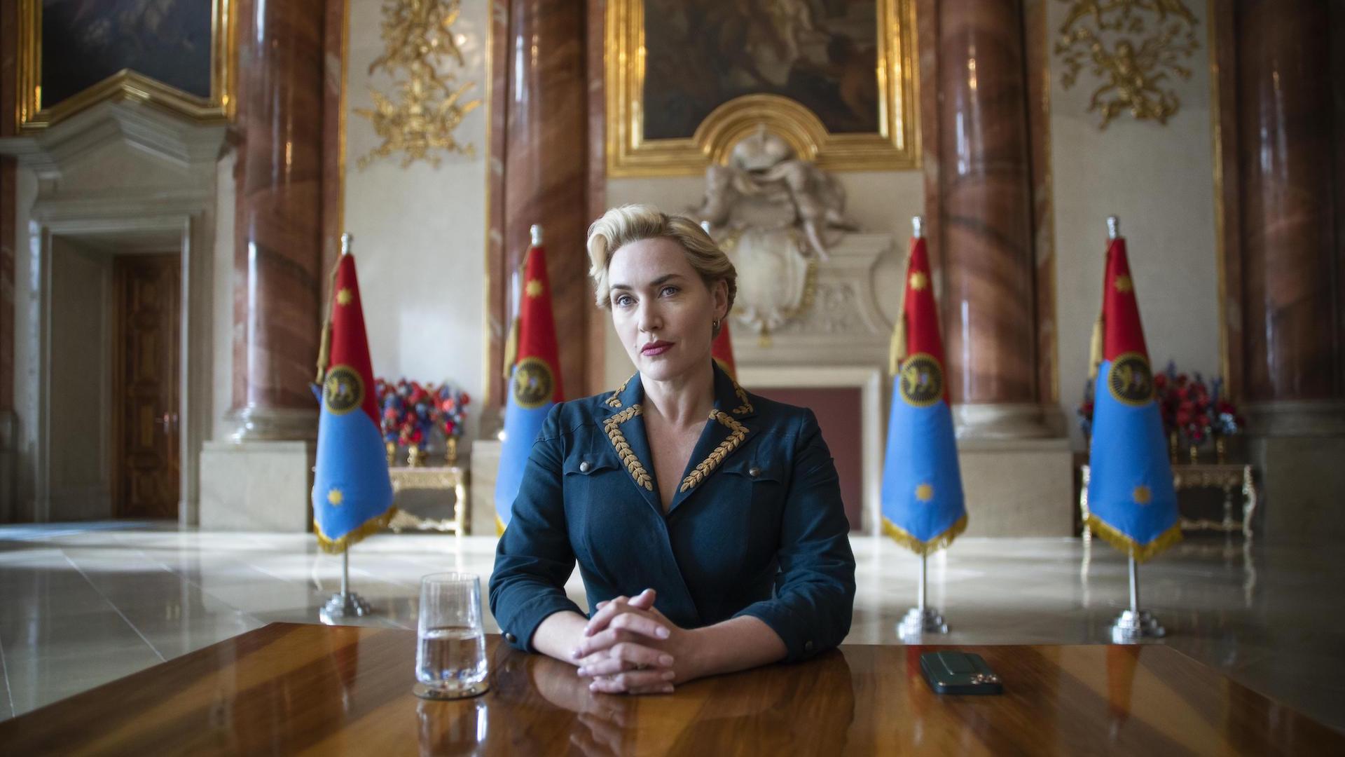 Kate Winslet as Chancellor Elena Vernham in The Regime S1