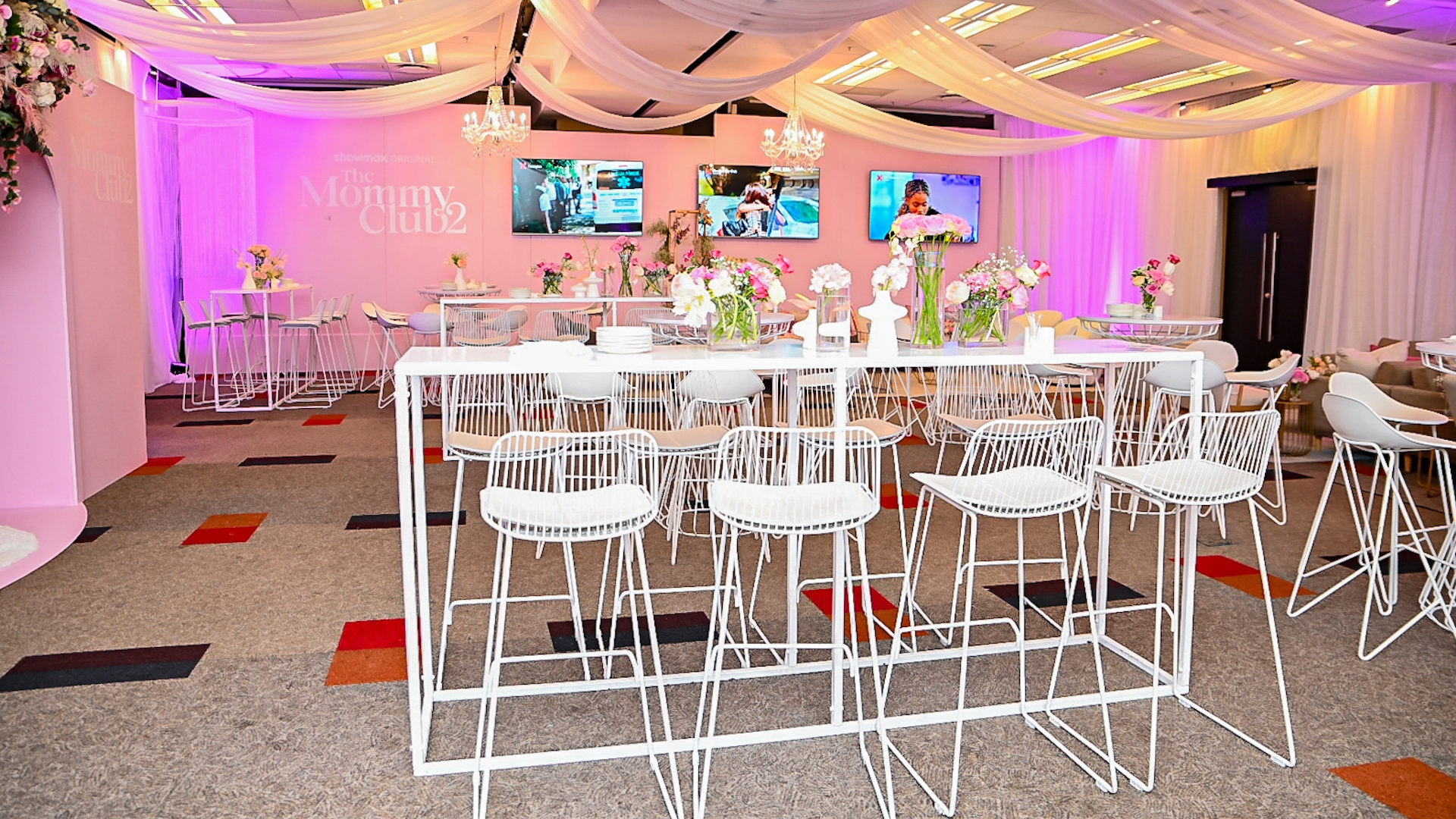 The Showmax VIP Lounge at The Roast of Minnie Dlamini