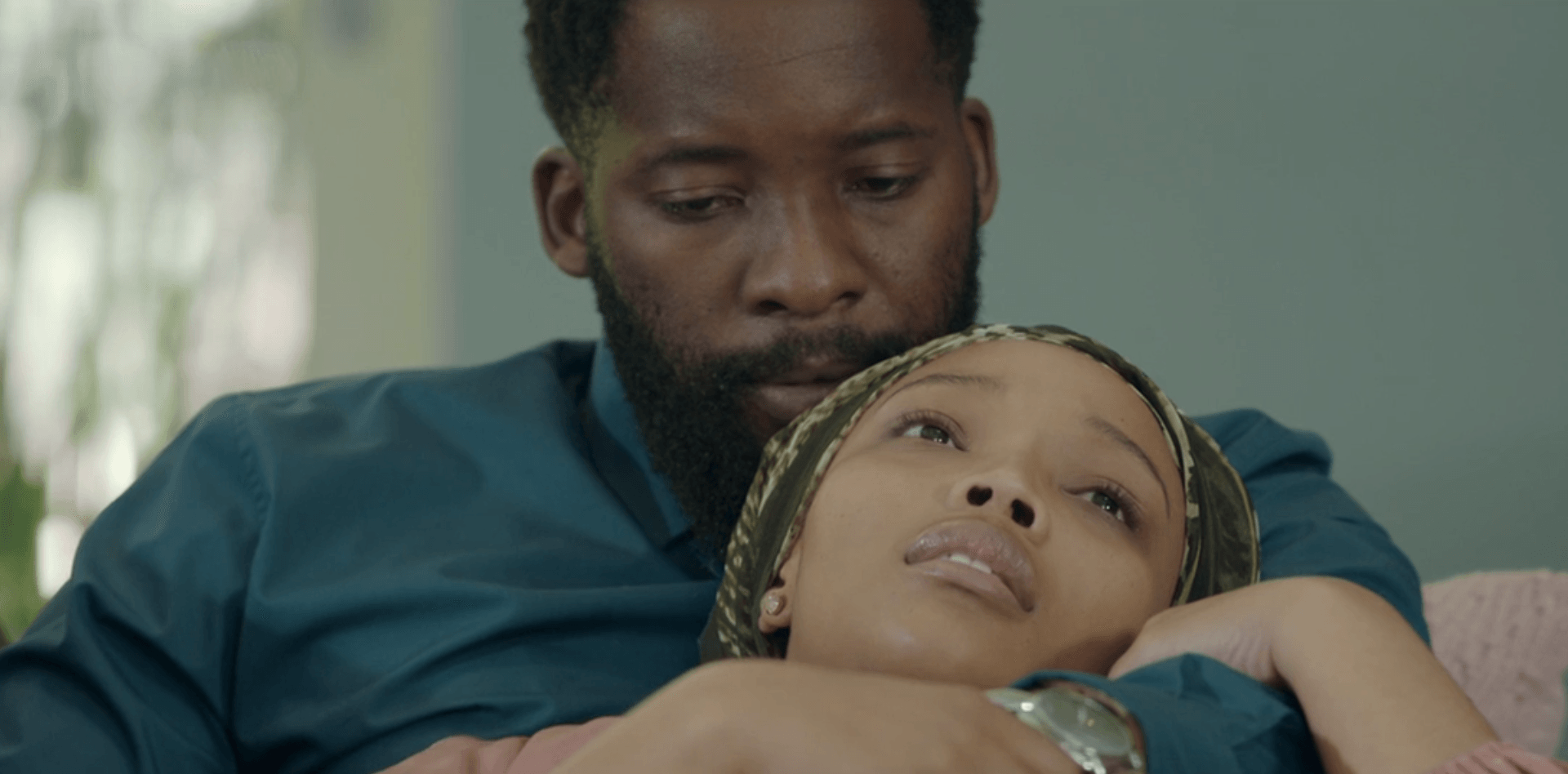Qhawe and Naledi on The Wife Showmax