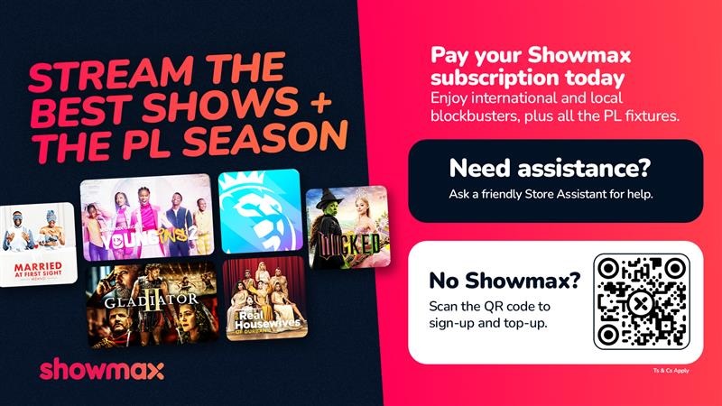 Pay for Showmax today