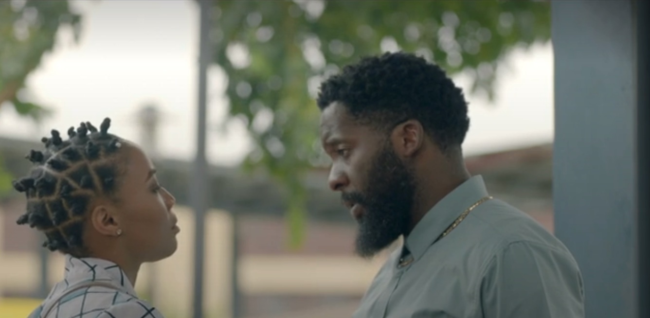 Couple in discussion on The Wife Season 3 on Showmax