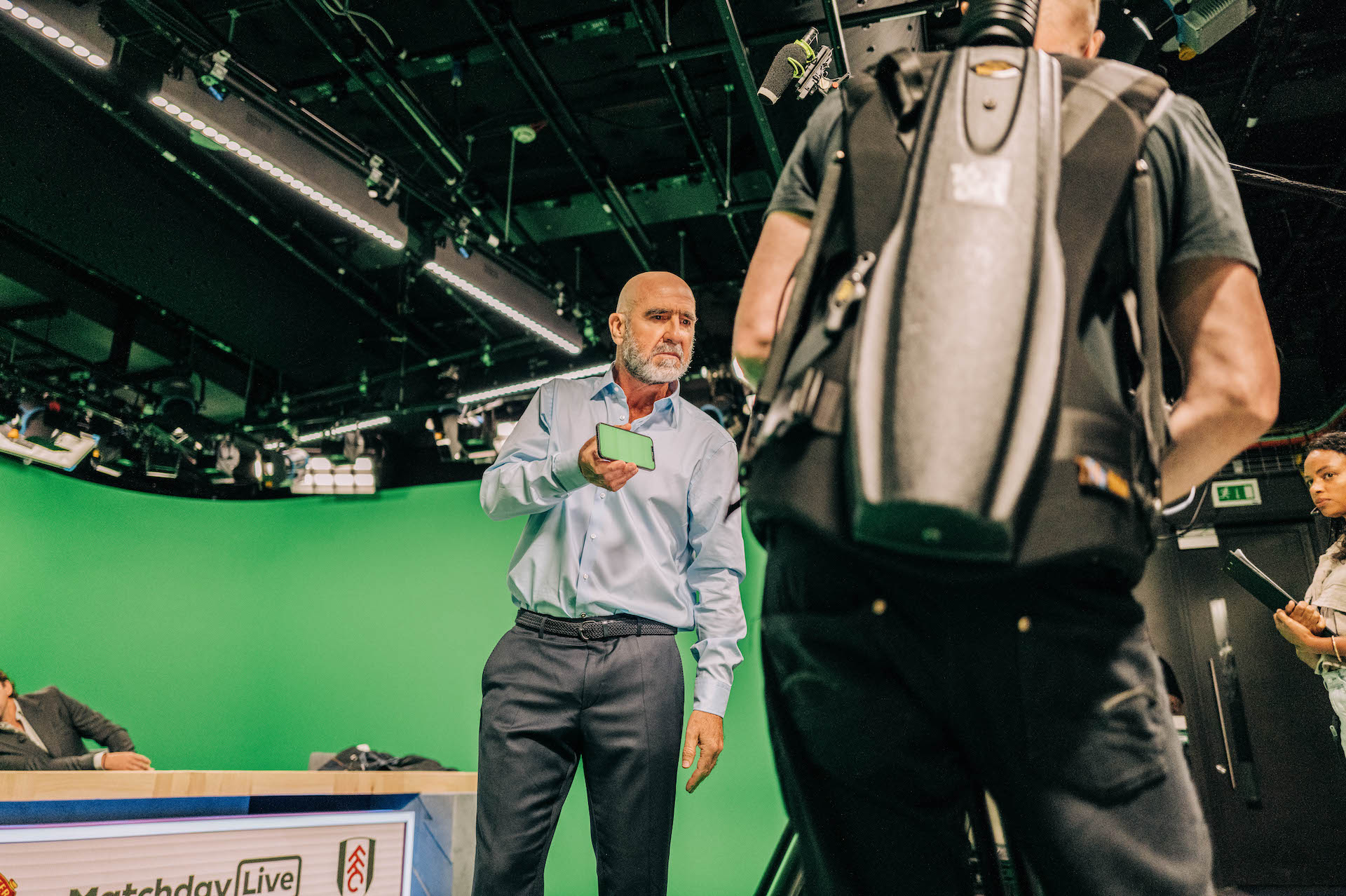 Eric Cantona on Showmax Premier League