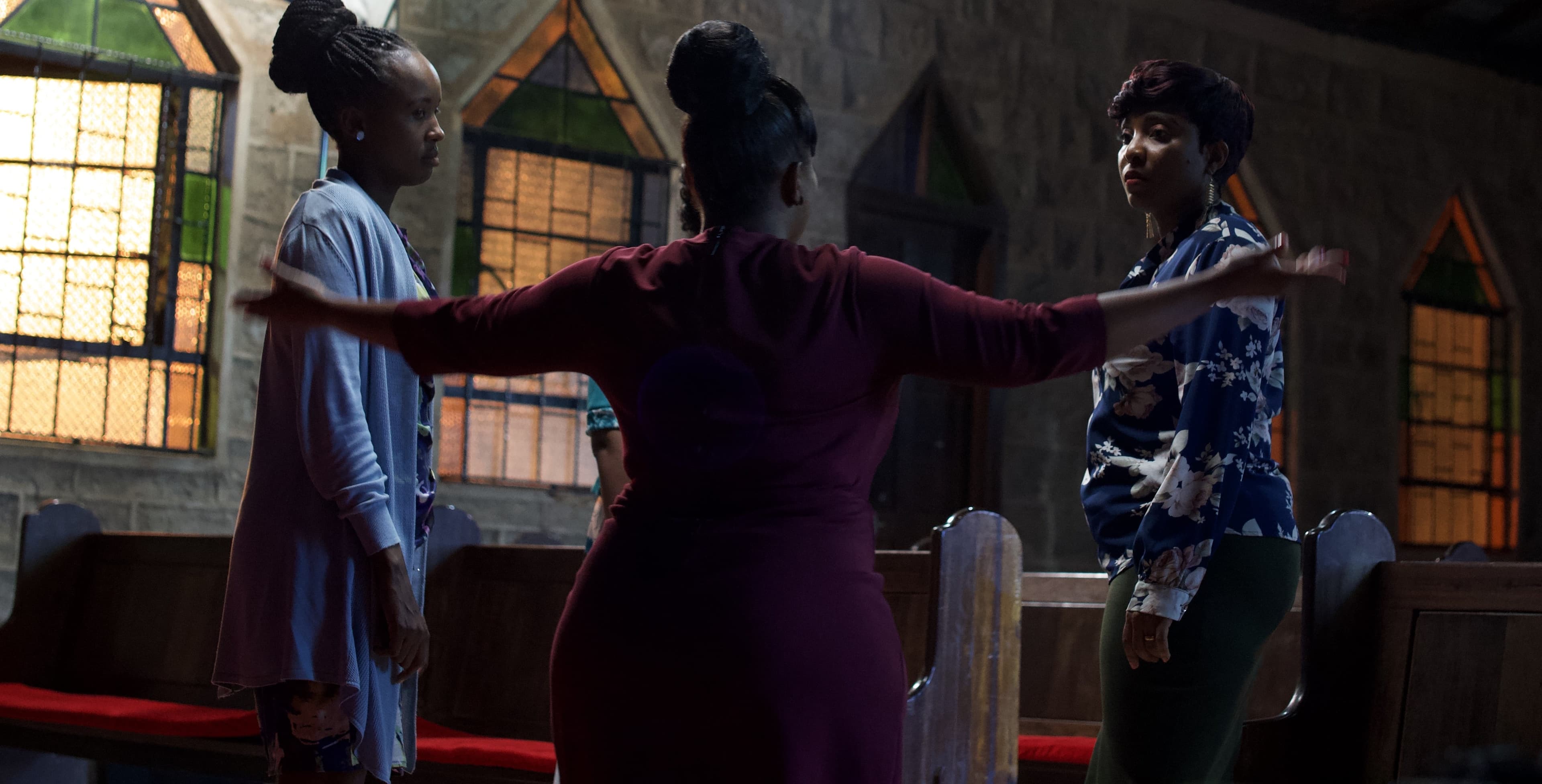 The church women of Kenyan crime drama Faithless