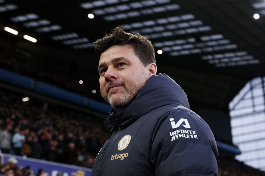 Mauricio Pochettino, Manager of Chelsea, prior to the Premier League match between Aston Villa and Chelsea - Premier League live on Showmax