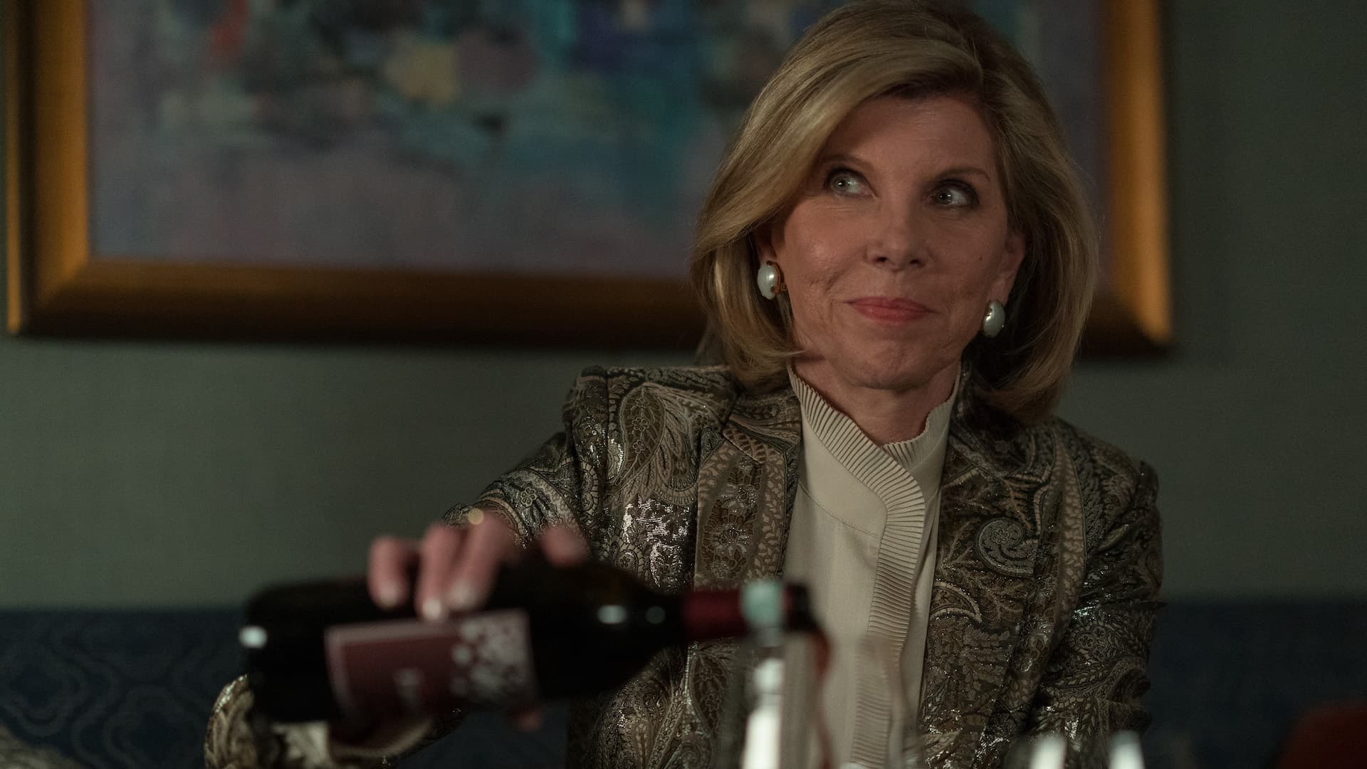 Christine Baranski as Diane Lockhart in The Good Fight episode 1, Season 6.