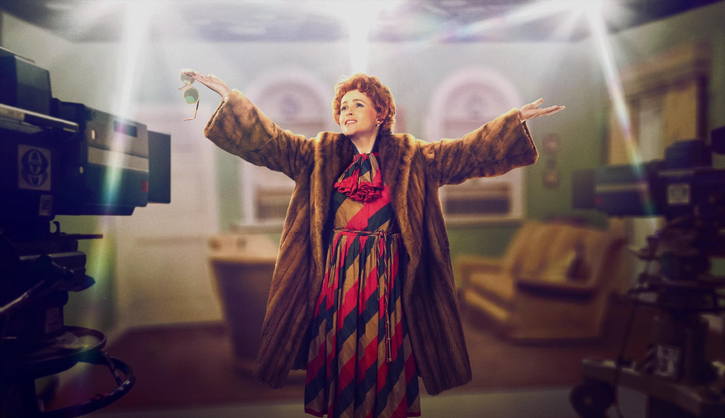 Helena Bonham Carter as Noele Gordon (Nolly) in Nolly S1 on Showmax