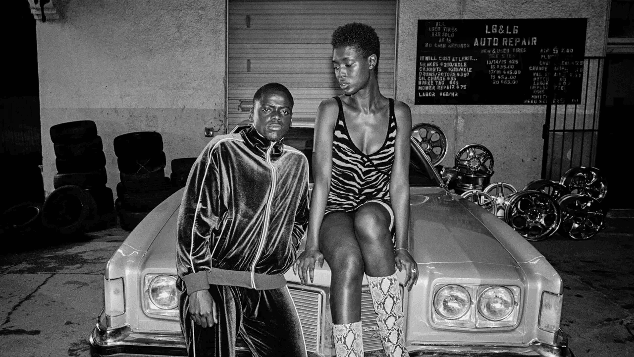 Jodie Turner-Smith as Queen and Daniel Kaluuya as Slim in Queen & Slim