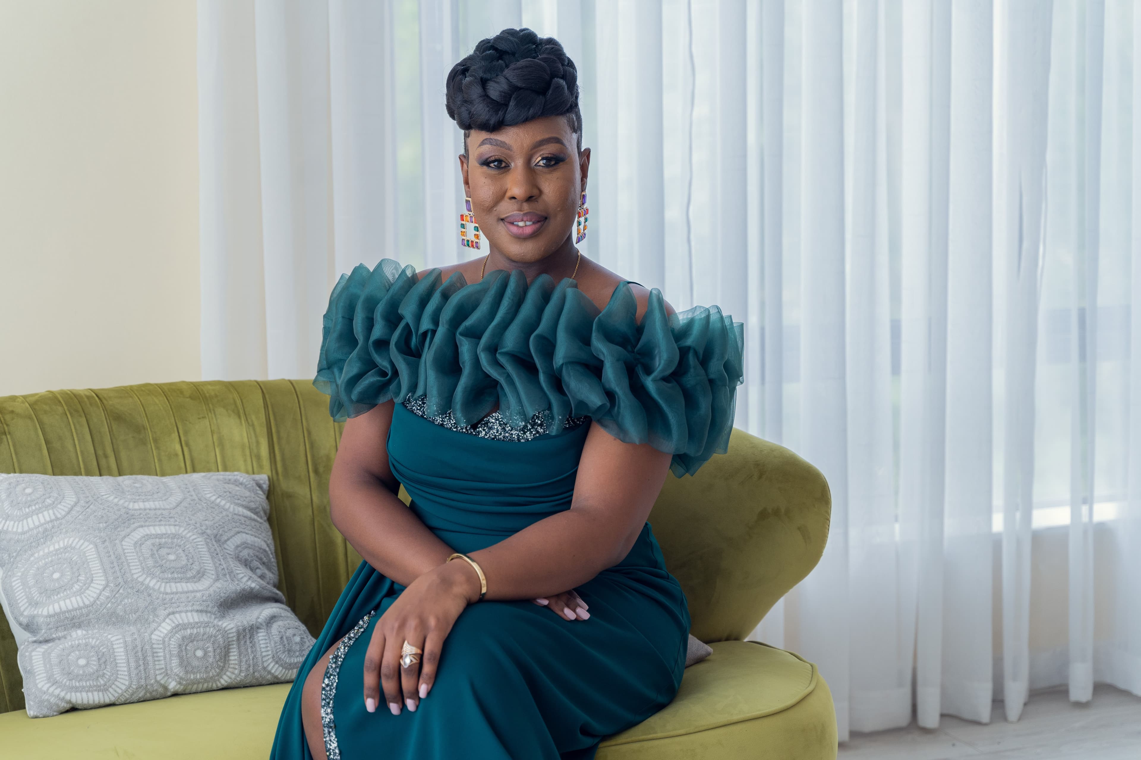 Dora Nyaboke as Evangeline in Showmax telenovela Second Family