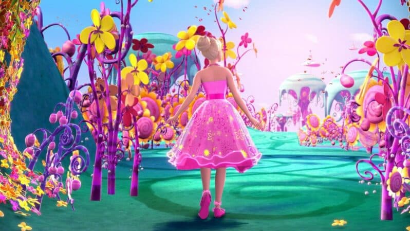 Barbie and the Secret Door is on Showmax