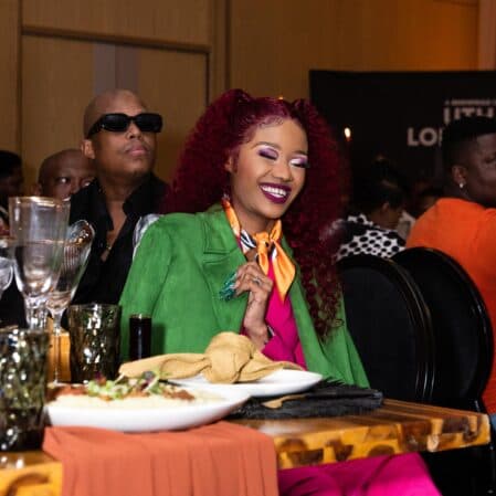 Babes Wodumo laughing at episode 1 of Uthando Lodumo Season 2