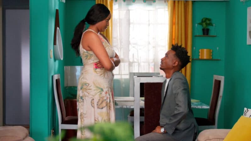 Eric proposing to Rebecca in Single Kiasi