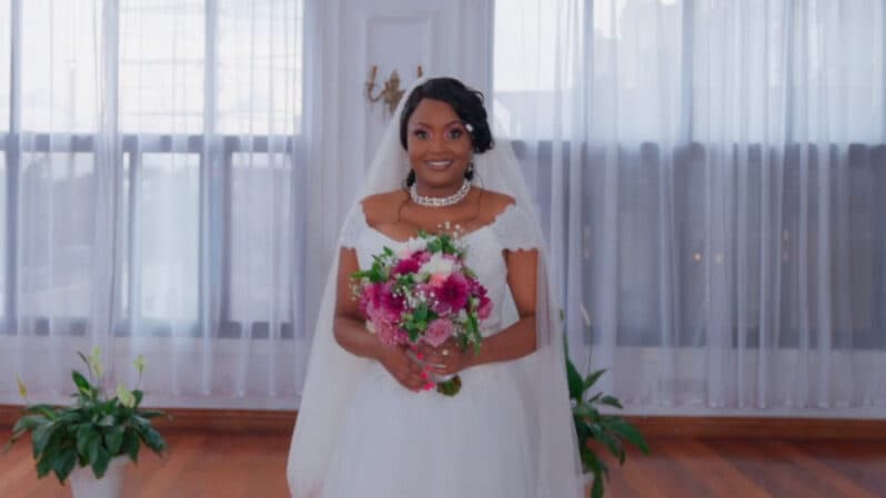 Rebecca walks the isle in the finale of Single Kiasi Season 2