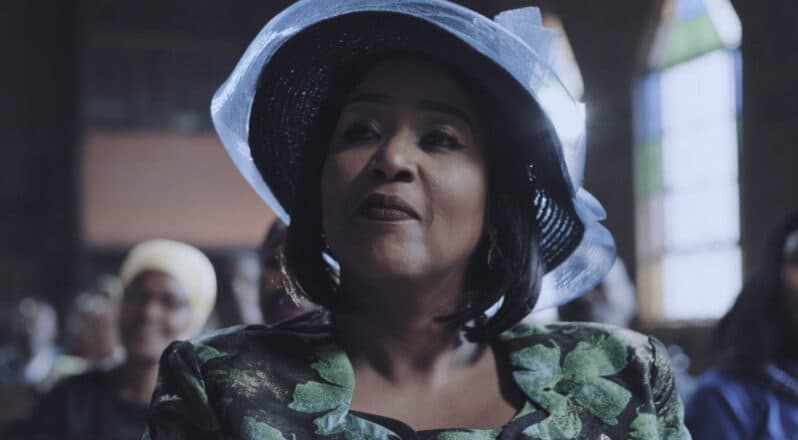 Header image: Ruth in faithless episode 6 on Showmax