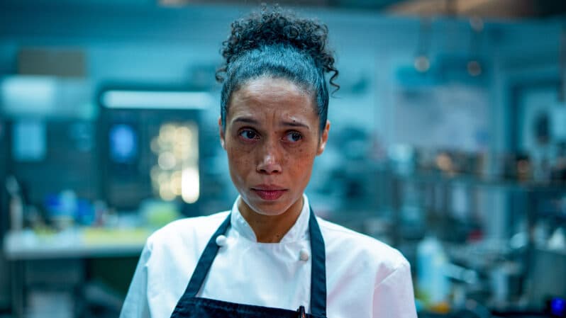 Vinette Robinson as Carly in Boiling Point S1
