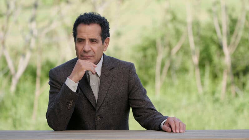 Tony Shalhoub as Adrian Monk in Mr Monk's Last Case: A Monk Movie on Showmax