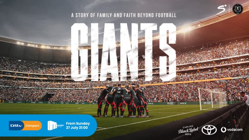 Catch the Giants documentary on Showmax Premier League from 27 July.