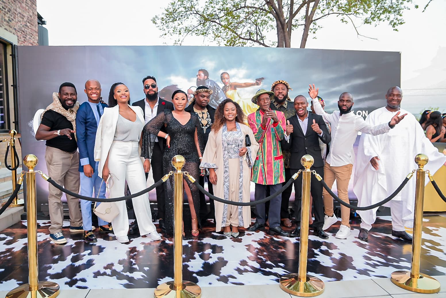Outlaws cast at the private screening at Prison Break Market