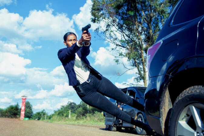 Makena dives shoot out Crime and Justice Showmax
