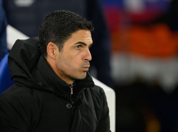 Arsenal manager Mikel Arteta during the Premier League match between Brighton Hove Albion vs Arsenal FC - December 31, 2022
