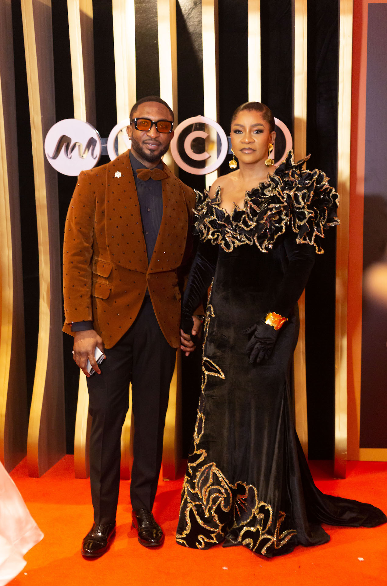 Dare and Deola Art Alade, co-producers of The Real Housewives of Lagos in Lakimmy Fashion