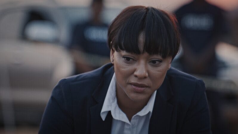 Lorcia Cooper as Detective Morapedi in Red Ink S1